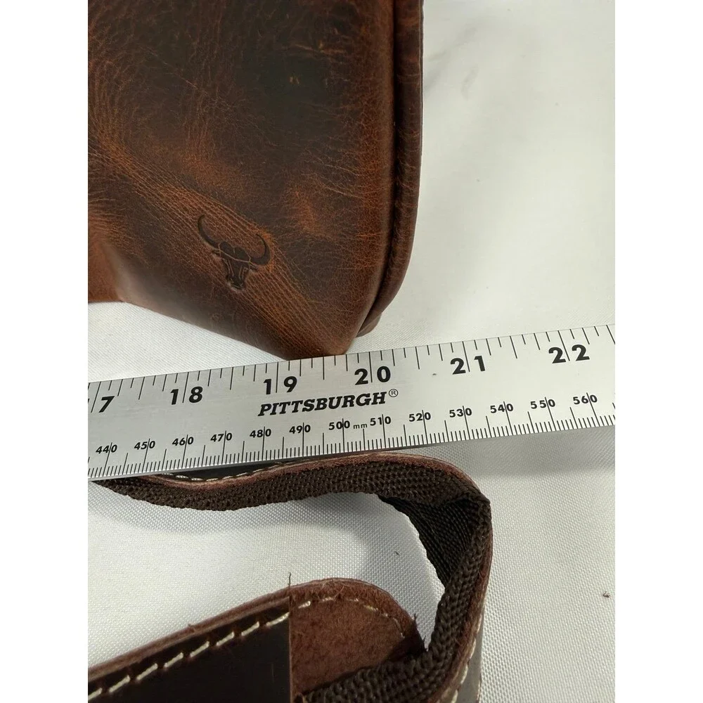 James Leather Full Grain Buffalo Leather Duffle Bag NEW!!